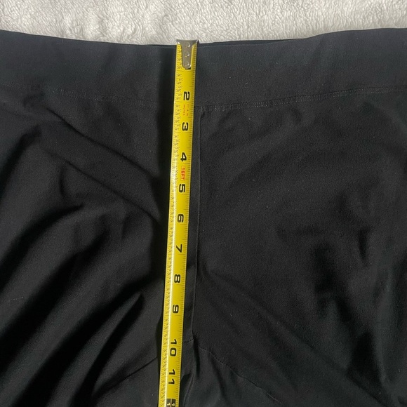 Eileen Fisher Black Wide Leg Pants Viscose Ankle - Picture 9 of 10